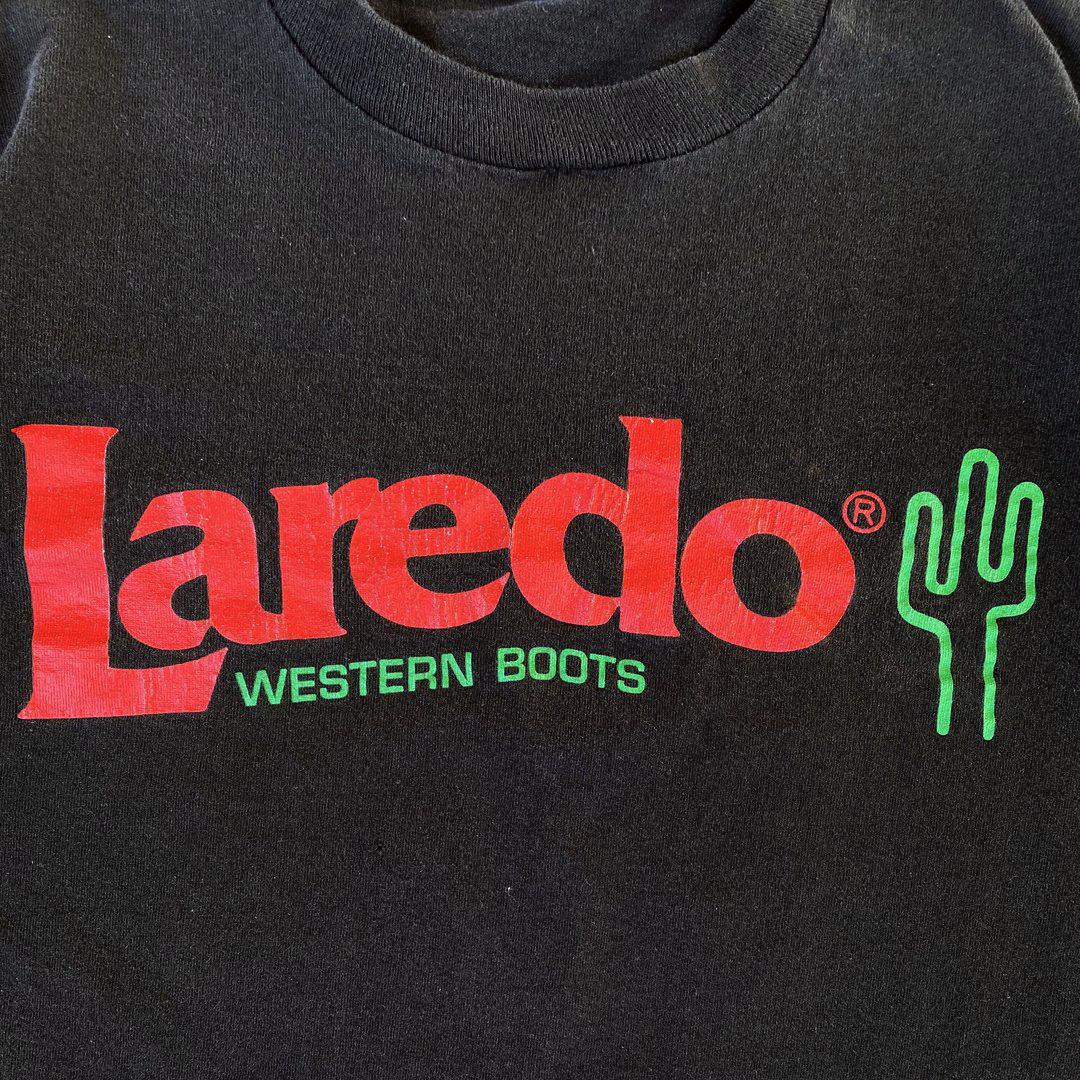 Vintage 1990s Laredo Western Boots Tee