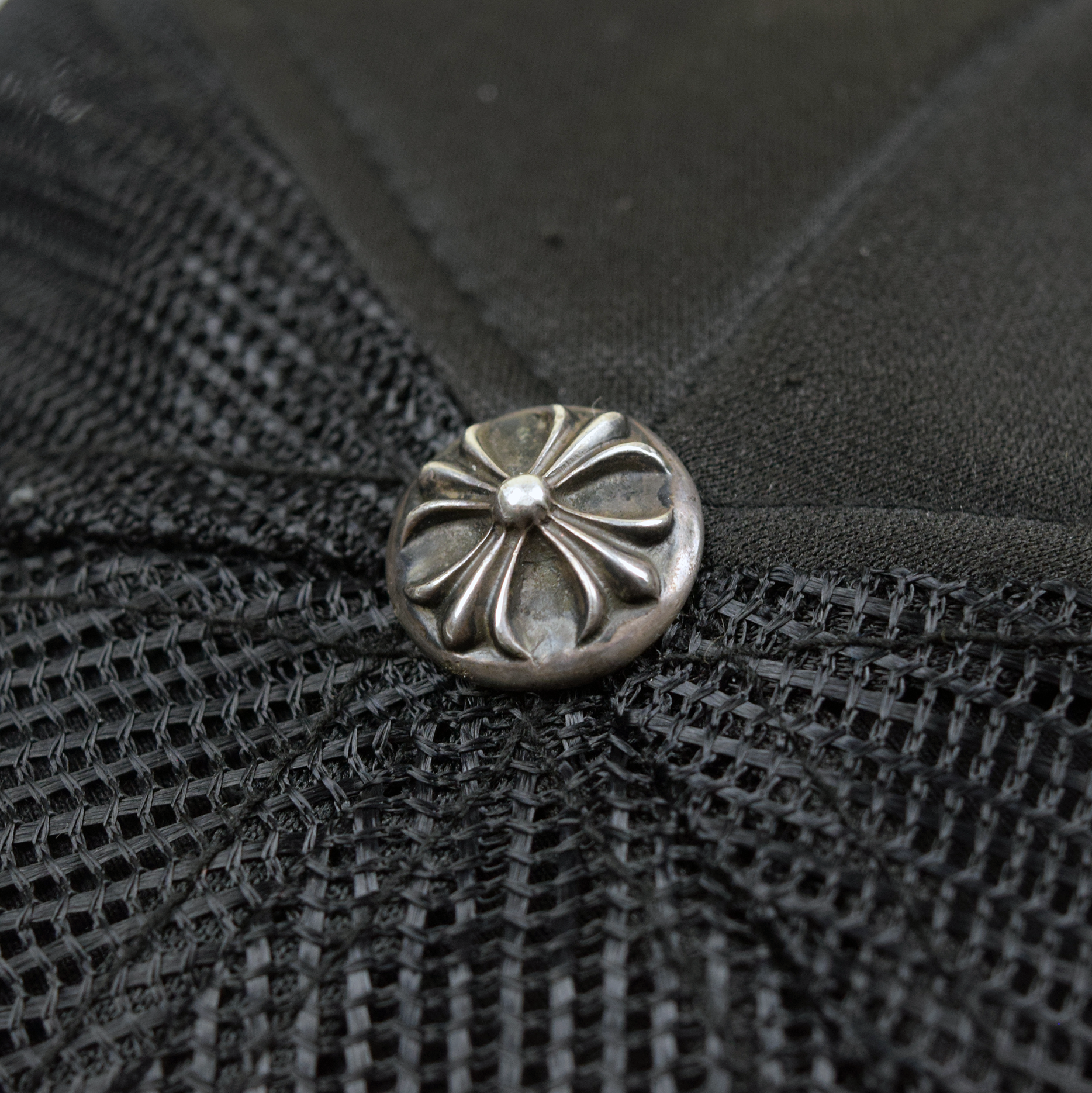 Chrome Hearts Triple Cross Cemetery Trucker Hat