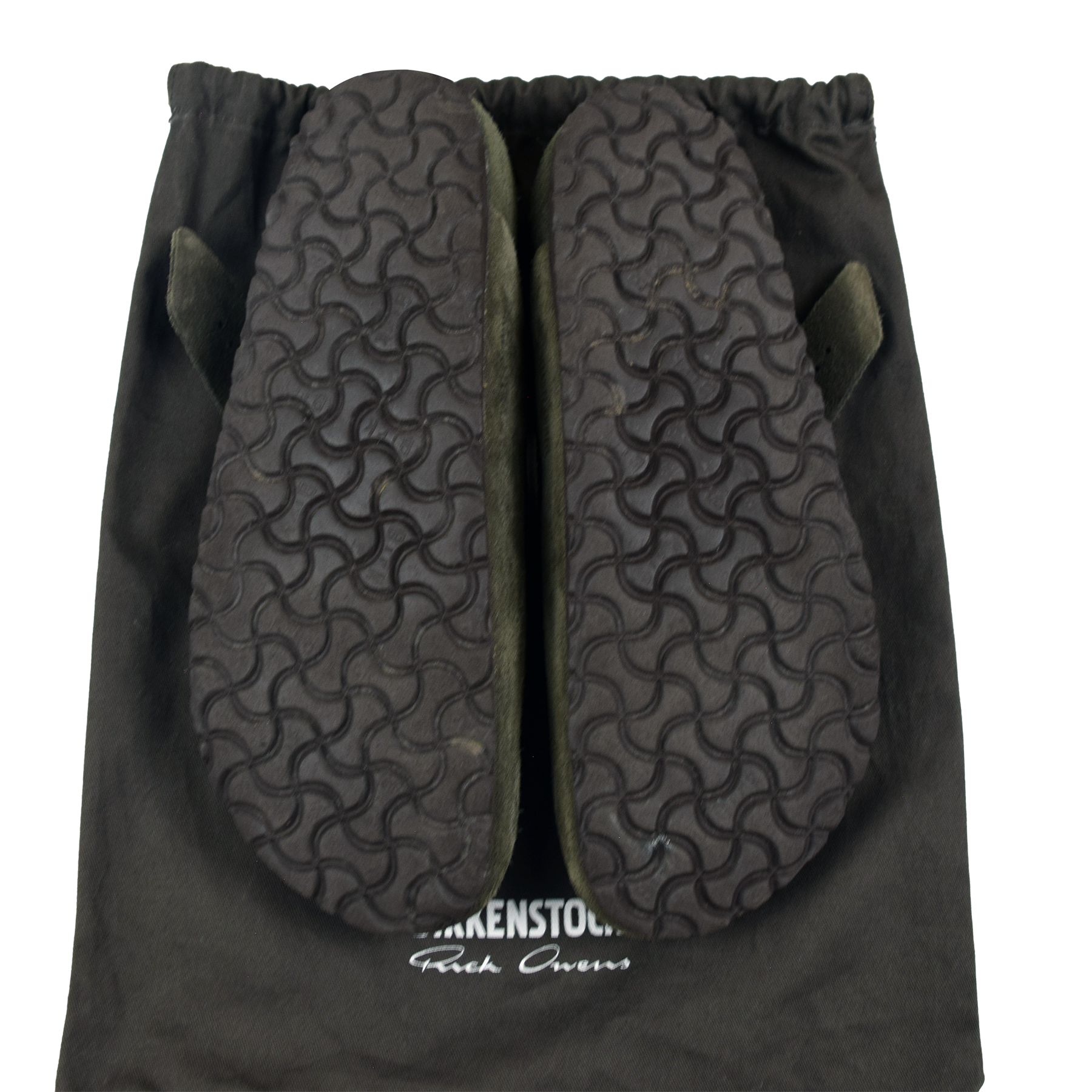 Rick Owens x Birkenstock Suede Boston Extro Sandals