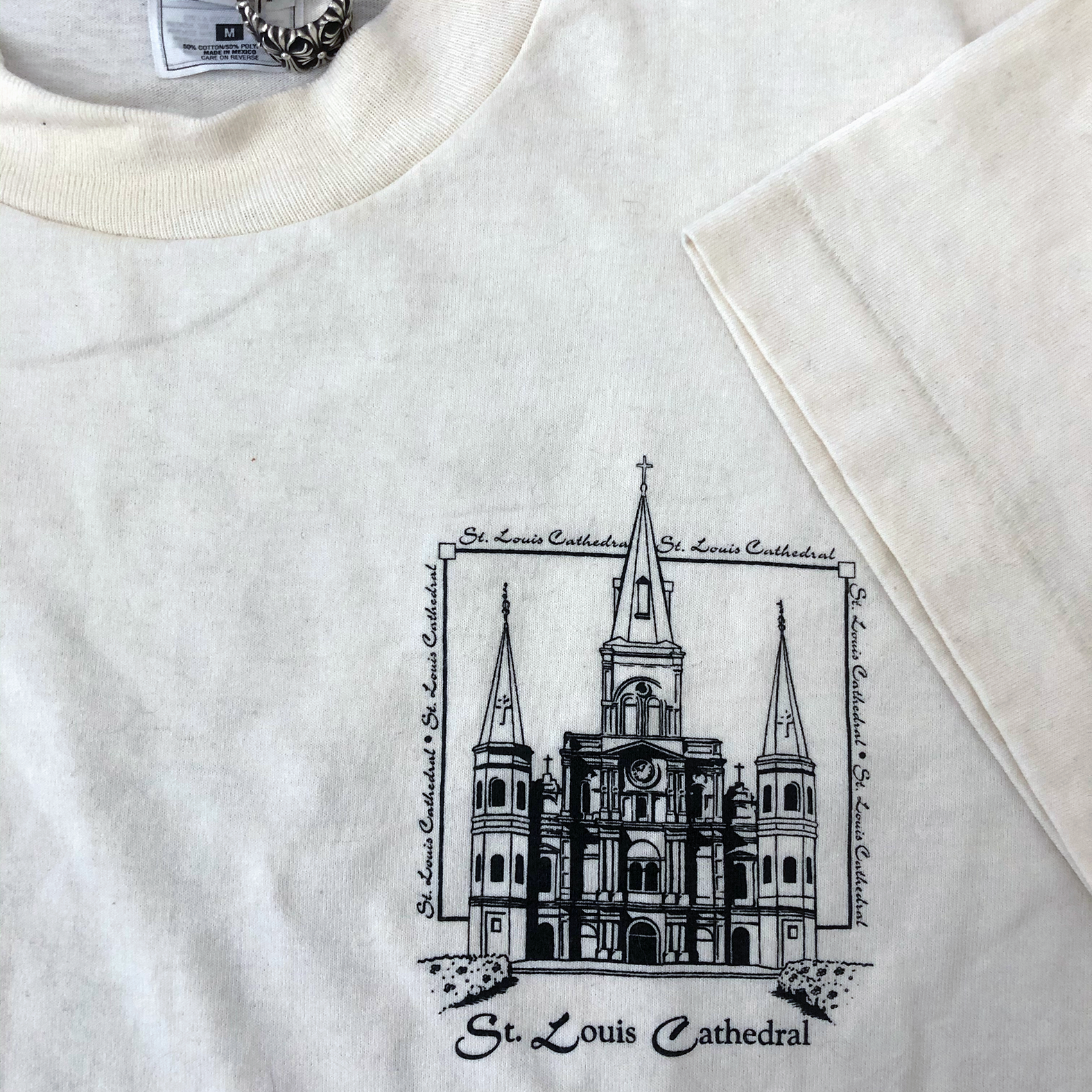 Vintage 1990s New Orleans — St. Louis Cathedral Tee