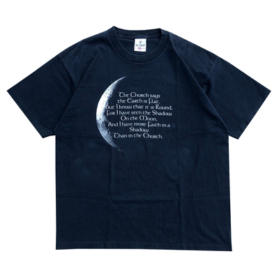 Vintage 1990s Flat Earth Cult Tee