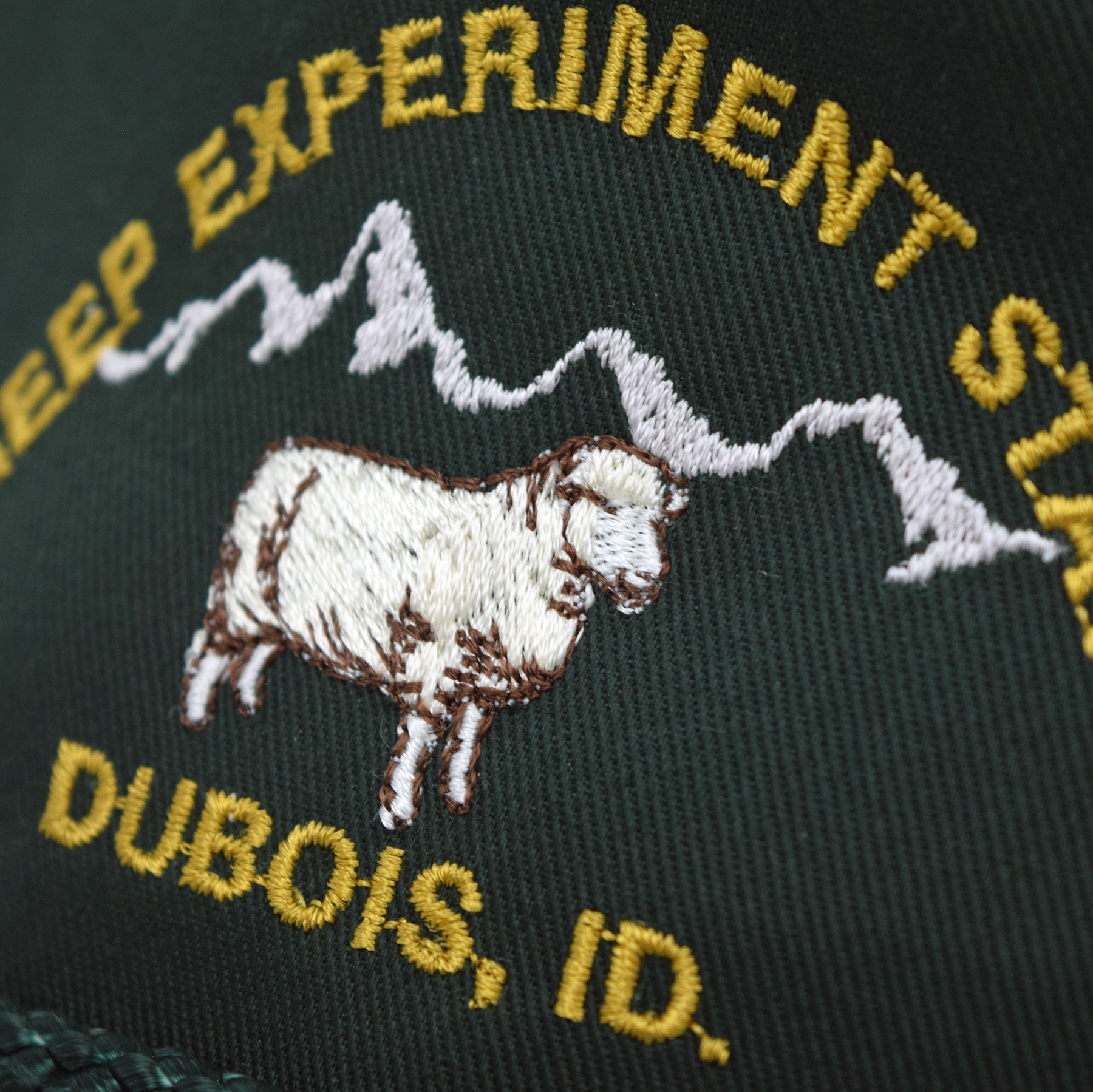 Vintage 1990s Sheep Experiment Station Trucker Hat