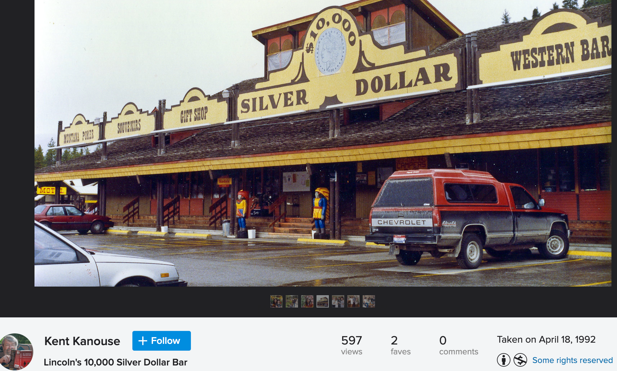 Vintage 10,000 Silver Dollar Bar Trucker Hat