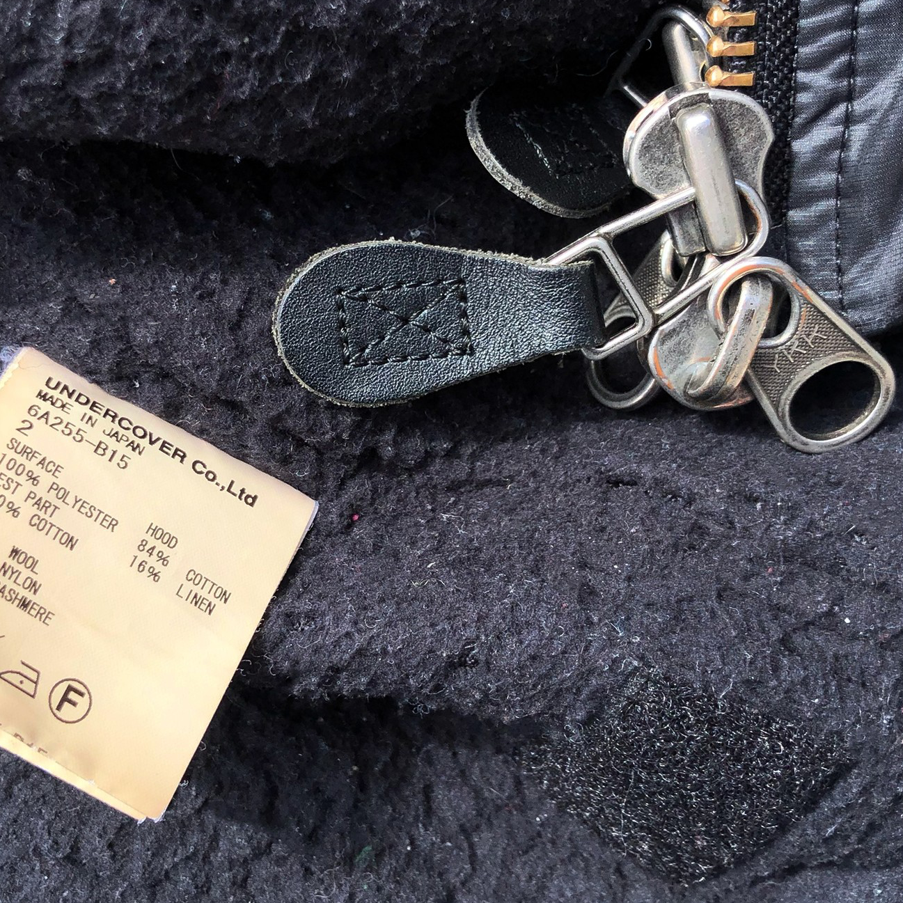 Undercover × Vandalize AW06 Attachable Tactical Cargo Bomber