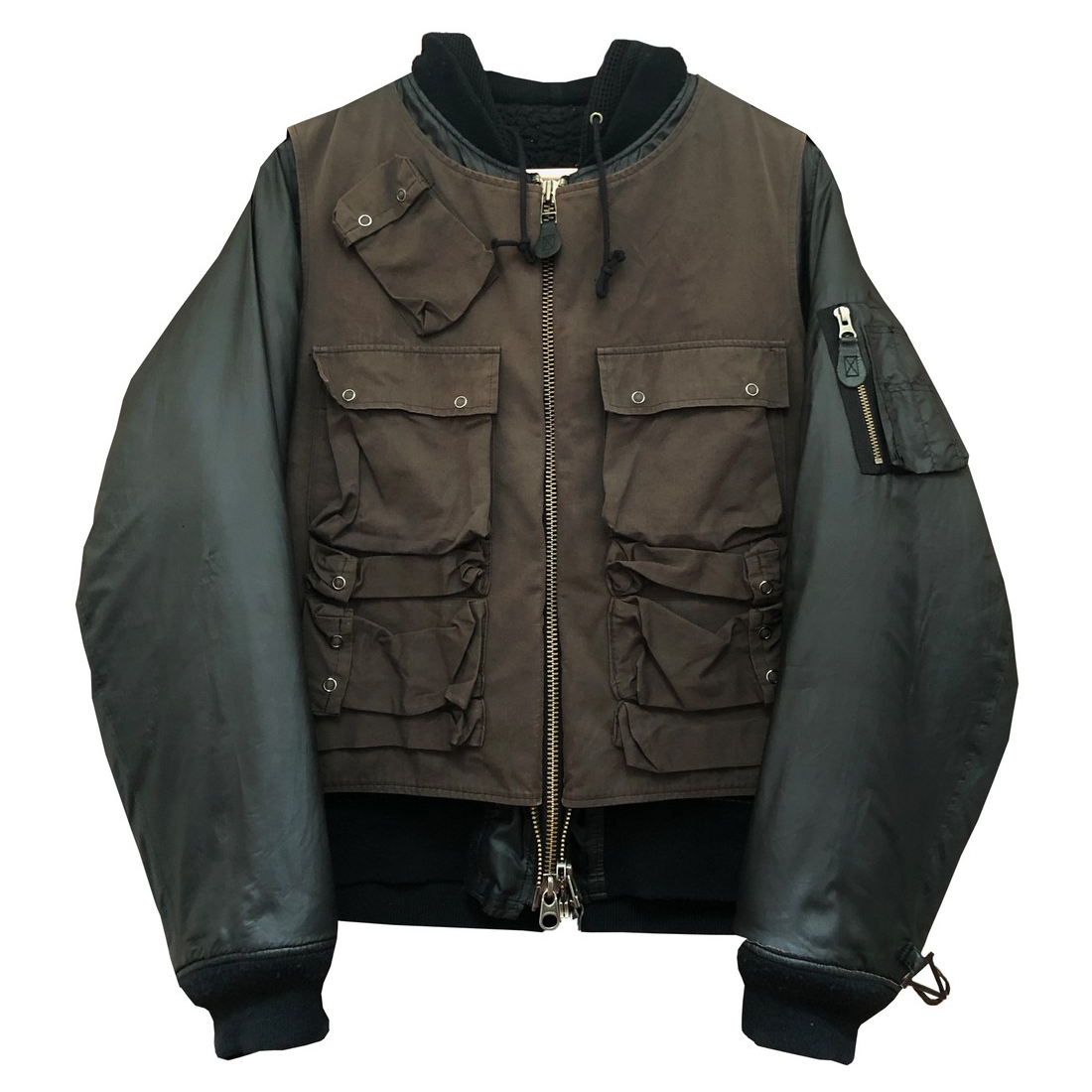 Undercover × Vandalize AW06 Attachable Tactical Cargo Bomber