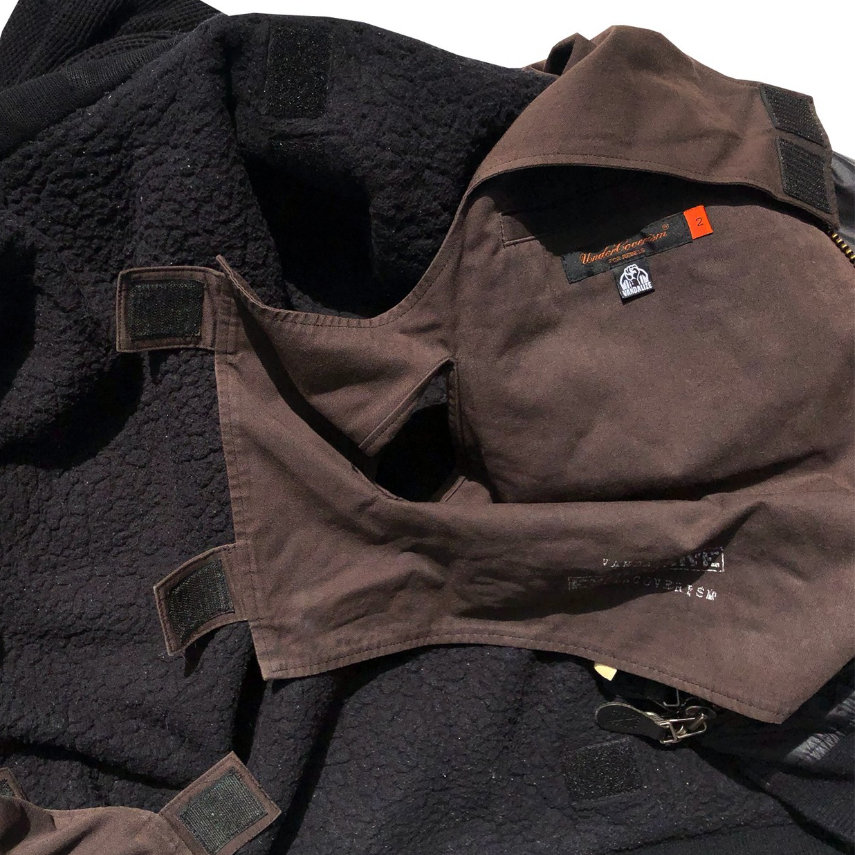 Undercover × Vandalize AW06 Attachable Tactical Cargo Bomber