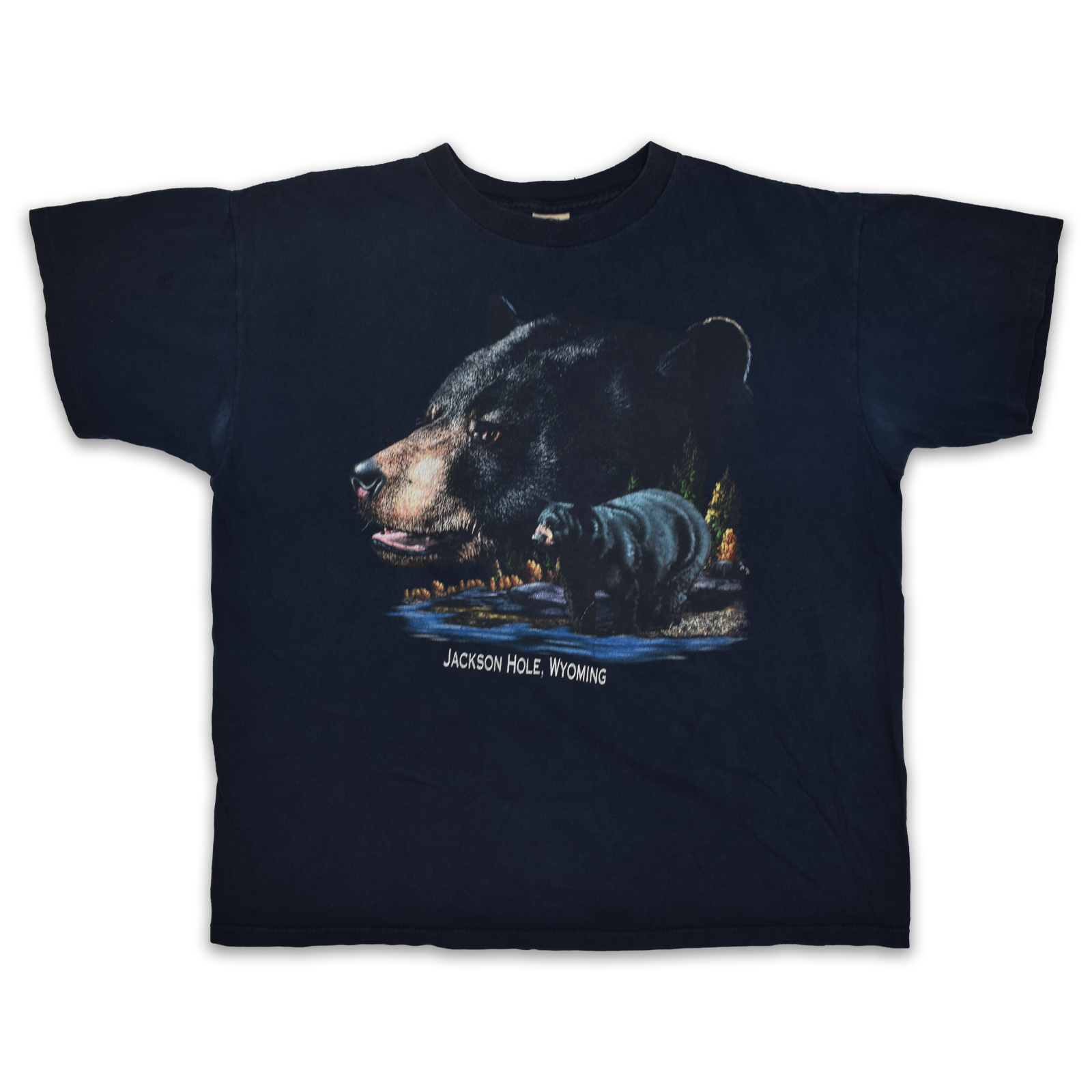 Vintage 1990s Jackson Hole Wyoming Black Bear Tee
