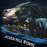 Vintage 1990s Jackson Hole Wyoming Black Bear Tee