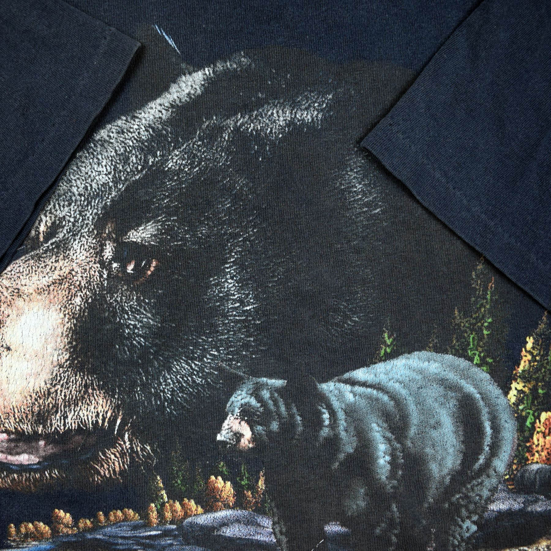 Vintage 1990s Jackson Hole Wyoming Black Bear Tee