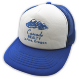 Vintage Oregon Cascade Realty Trucker Hat