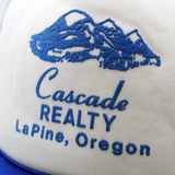 Vintage Oregon Cascade Realty Trucker Hat