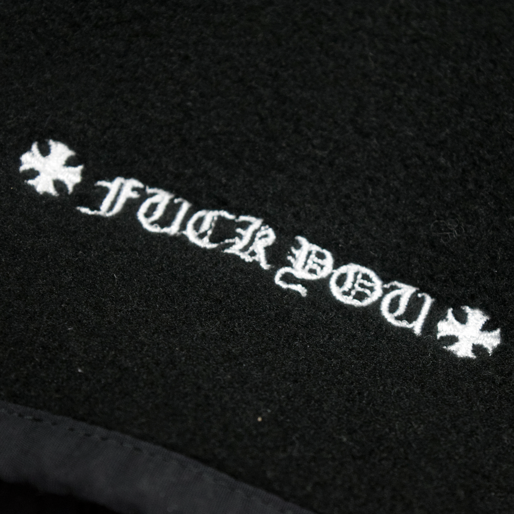 Chrome Hearts Horseshoe Quarter Zip Fleece Jacket