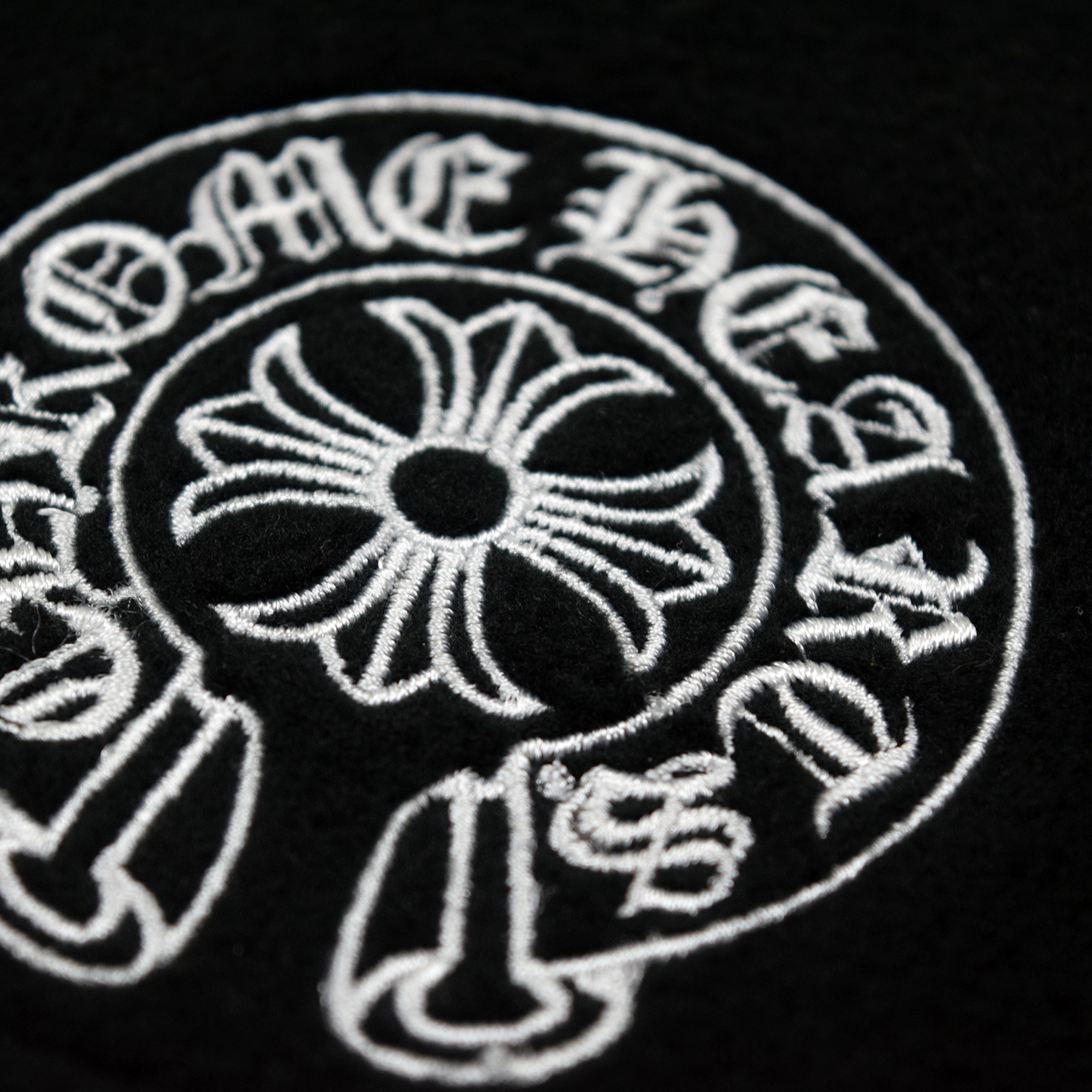 Chrome Hearts Horseshoe Quarter Zip Fleece Jacket