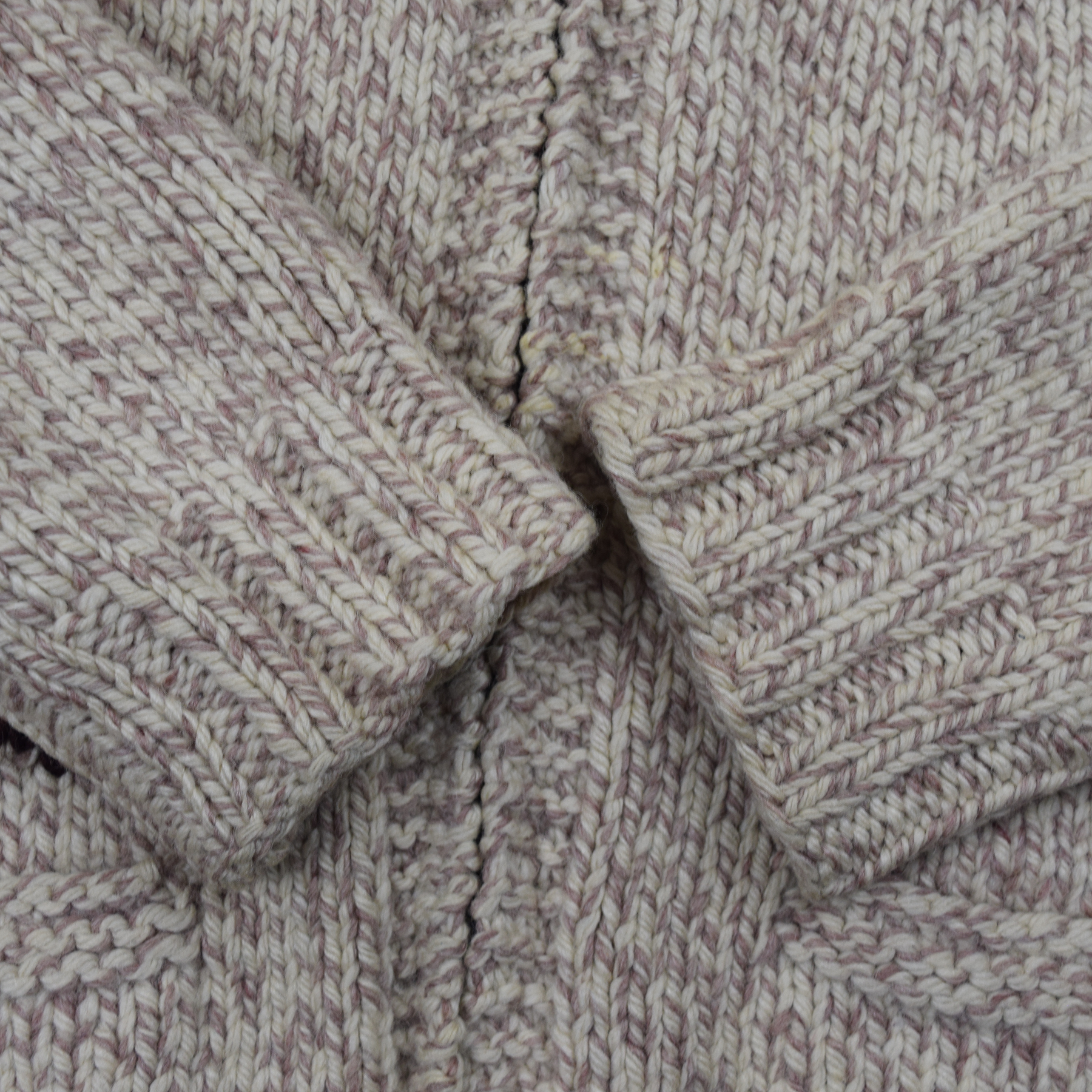 Vintage 1950s Cowboy Cowichan Handwoven Sweater