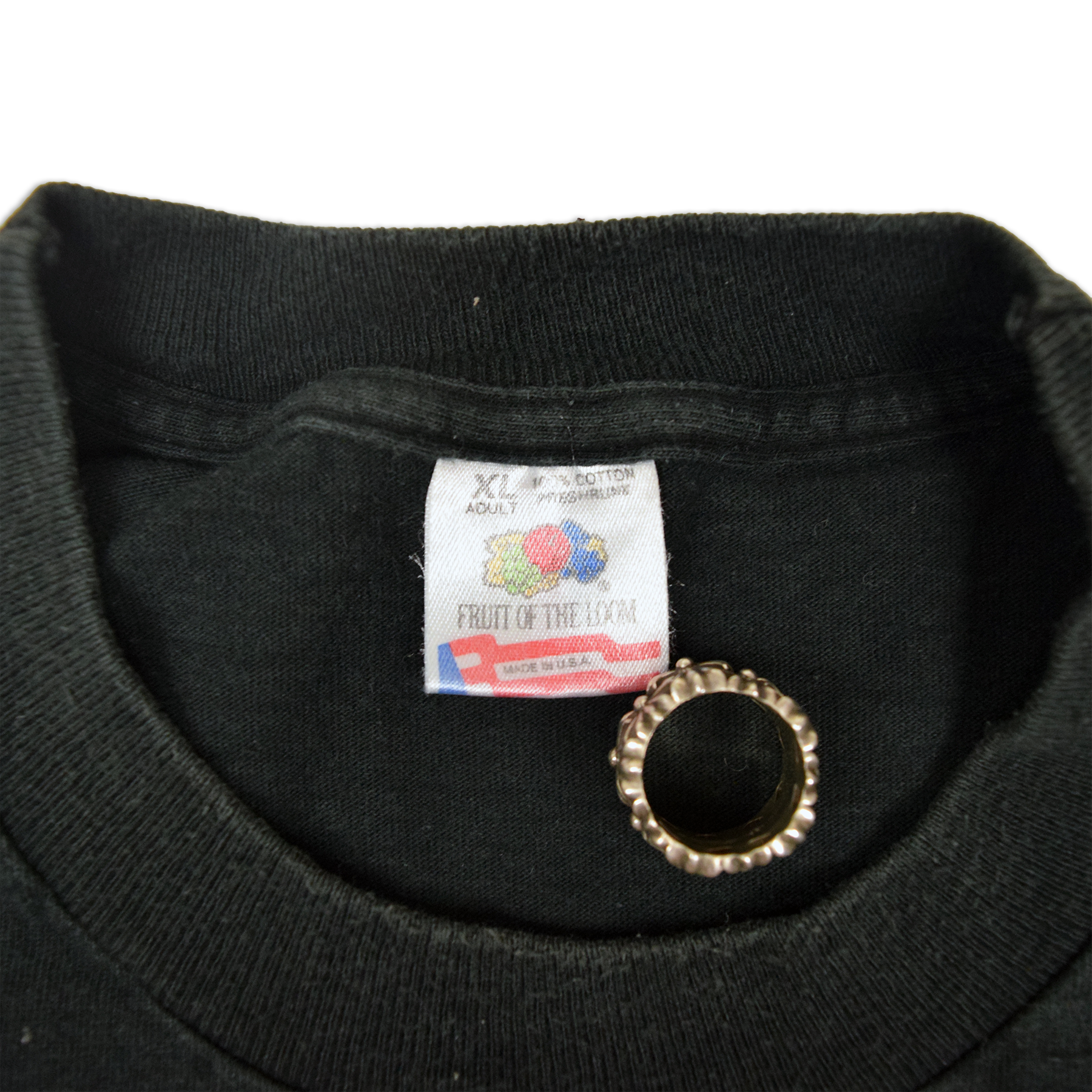 Vintage 1993 Wyoming Cowboy Camp Nature Scene Tee