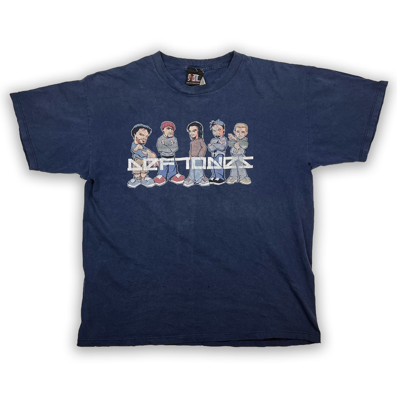 Vintage 2001 Deftones Cartoon Tee