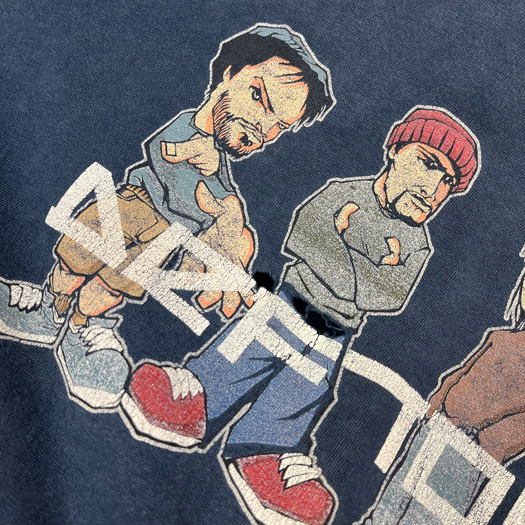 Vintage 2001 Deftones Cartoon Tee