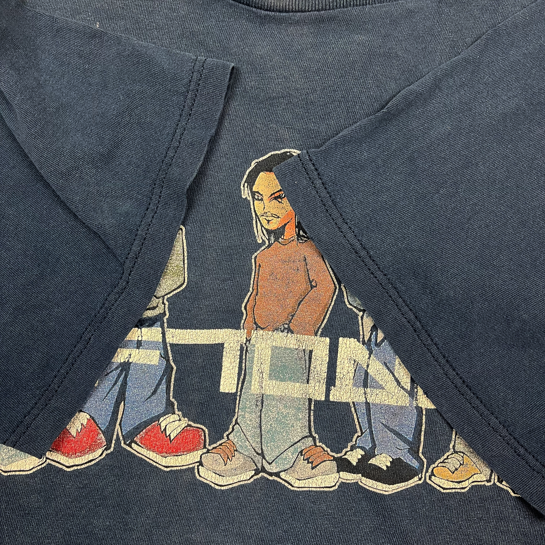 Vintage 2001 Deftones Cartoon Tee