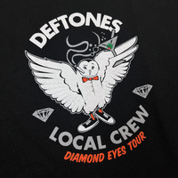 Vintage 2010 Deftones Diamond Eyes Tour Crew Tee