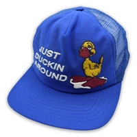 Vintage 80s Duck Trucker Hat