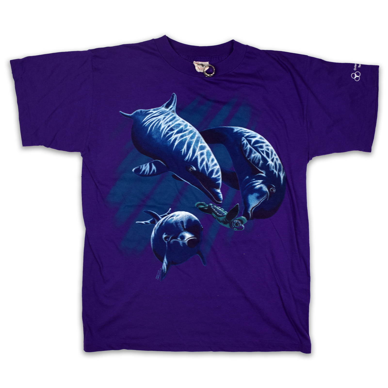 Vintage 1992 Happy Dolphins Ontario Tee