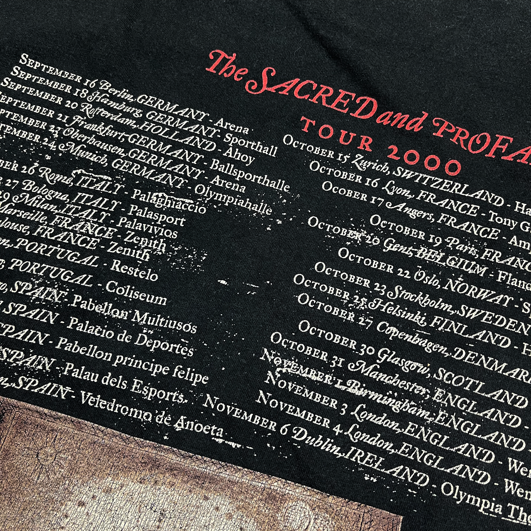 Vintage 2000 The Smashing Pumpkins Machina Euro Tour Tee