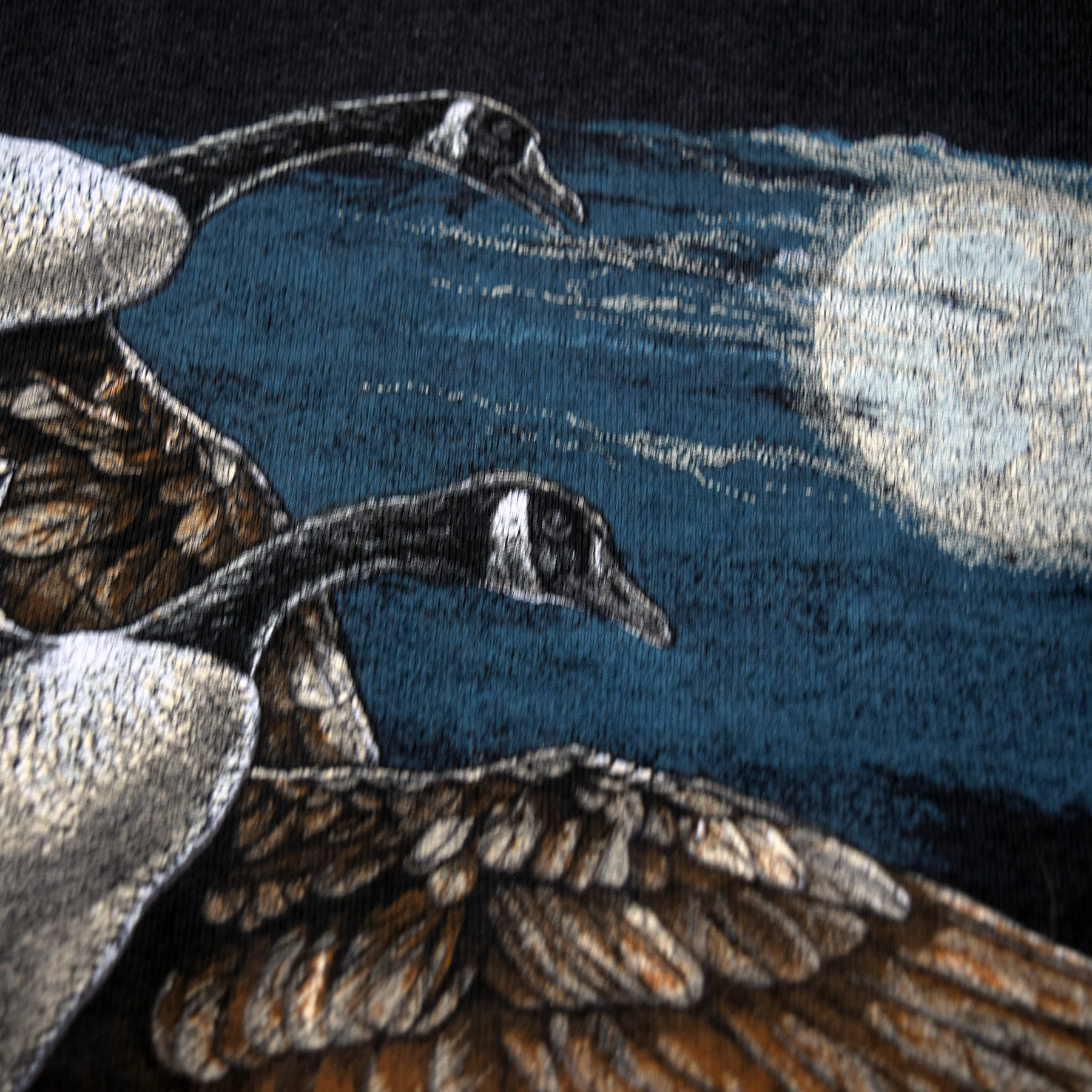 Vintage 1990 Canadian Geese Harlequin Crewneck