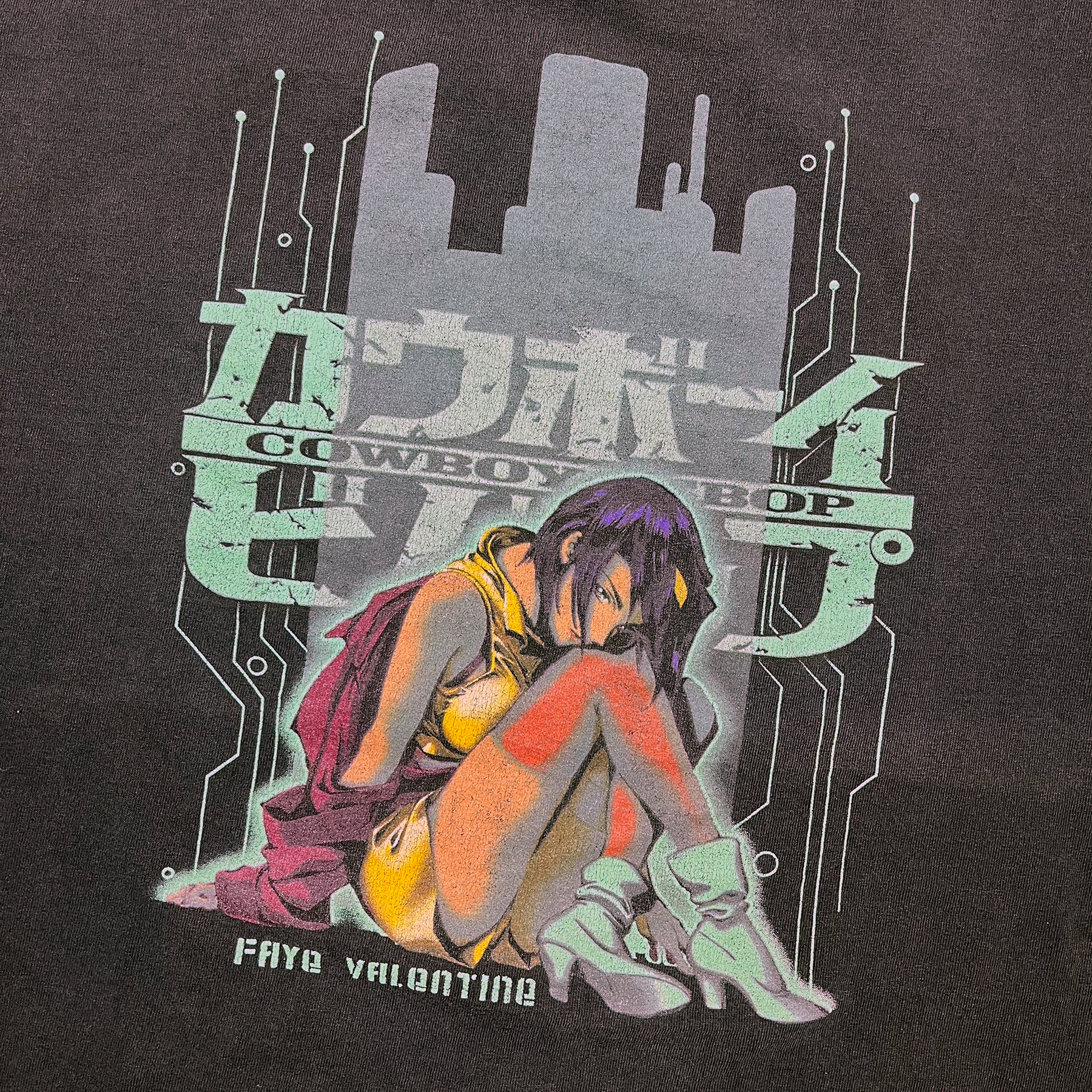 Vintage Cowboy Bebop Faye Valentine Tee