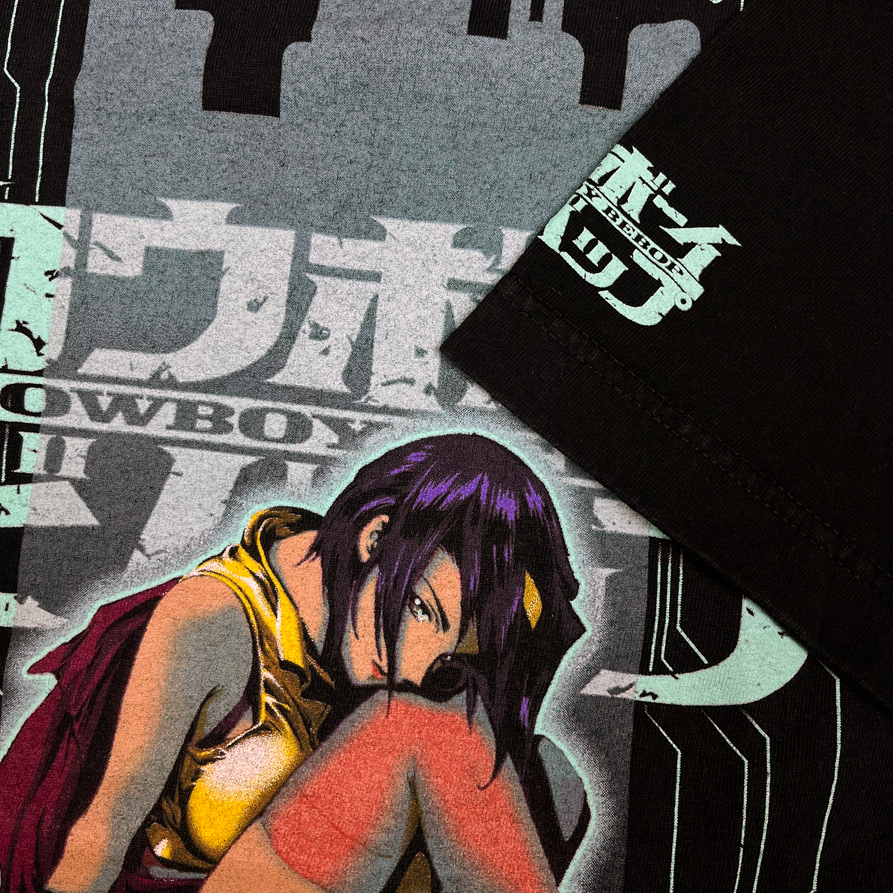 Vintage Cowboy Bebop Faye Valentine ODM Thrashed Tee
