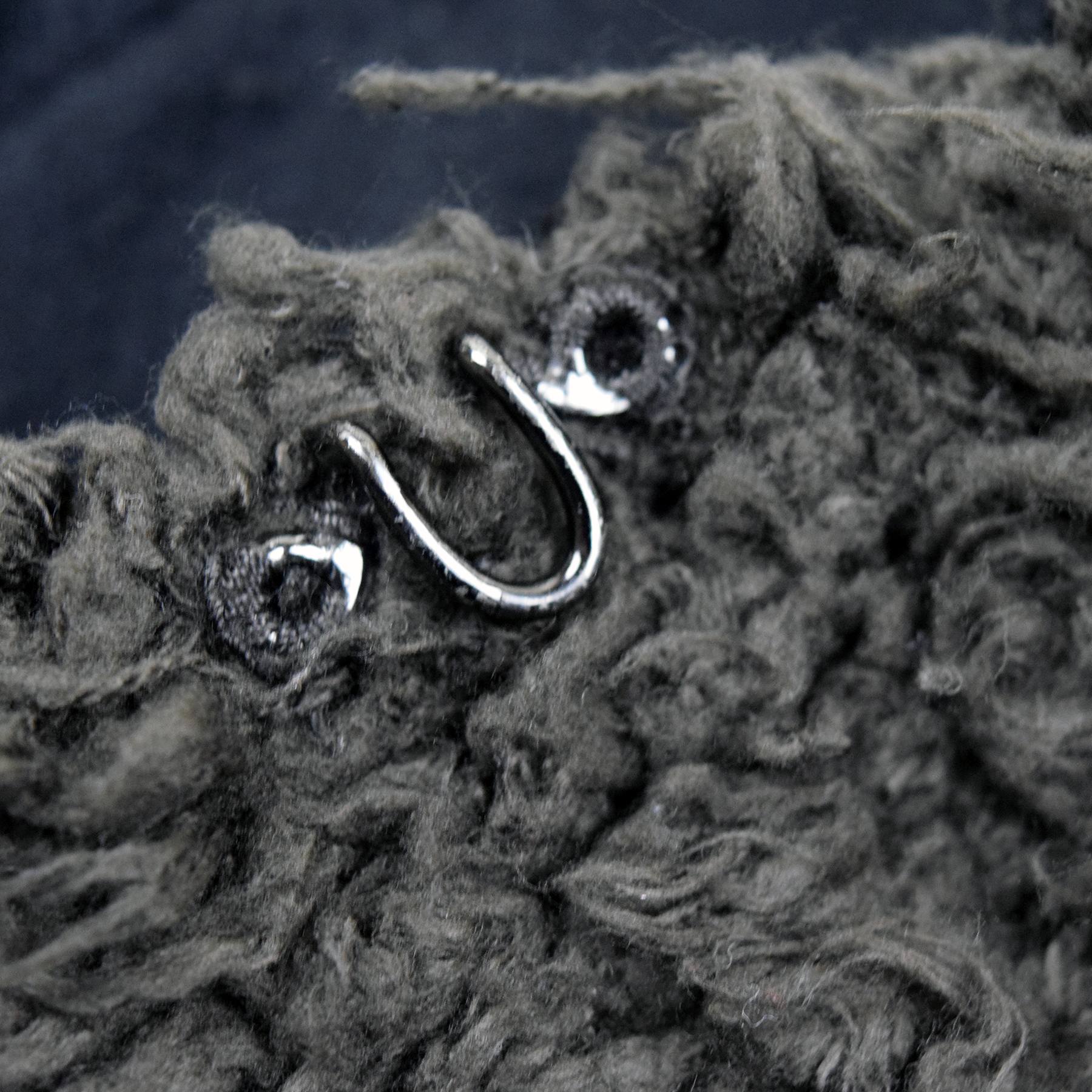 Undercover AW05 Arts and Crafts Laser Cut Design Boa Fur Jacket