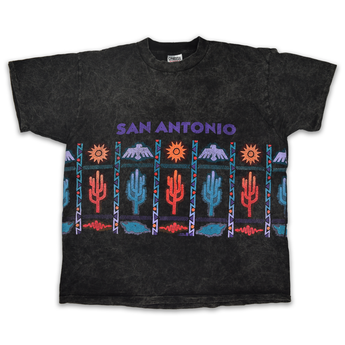 Vintage 1992 San Antonio Texas AOP Desert Tee