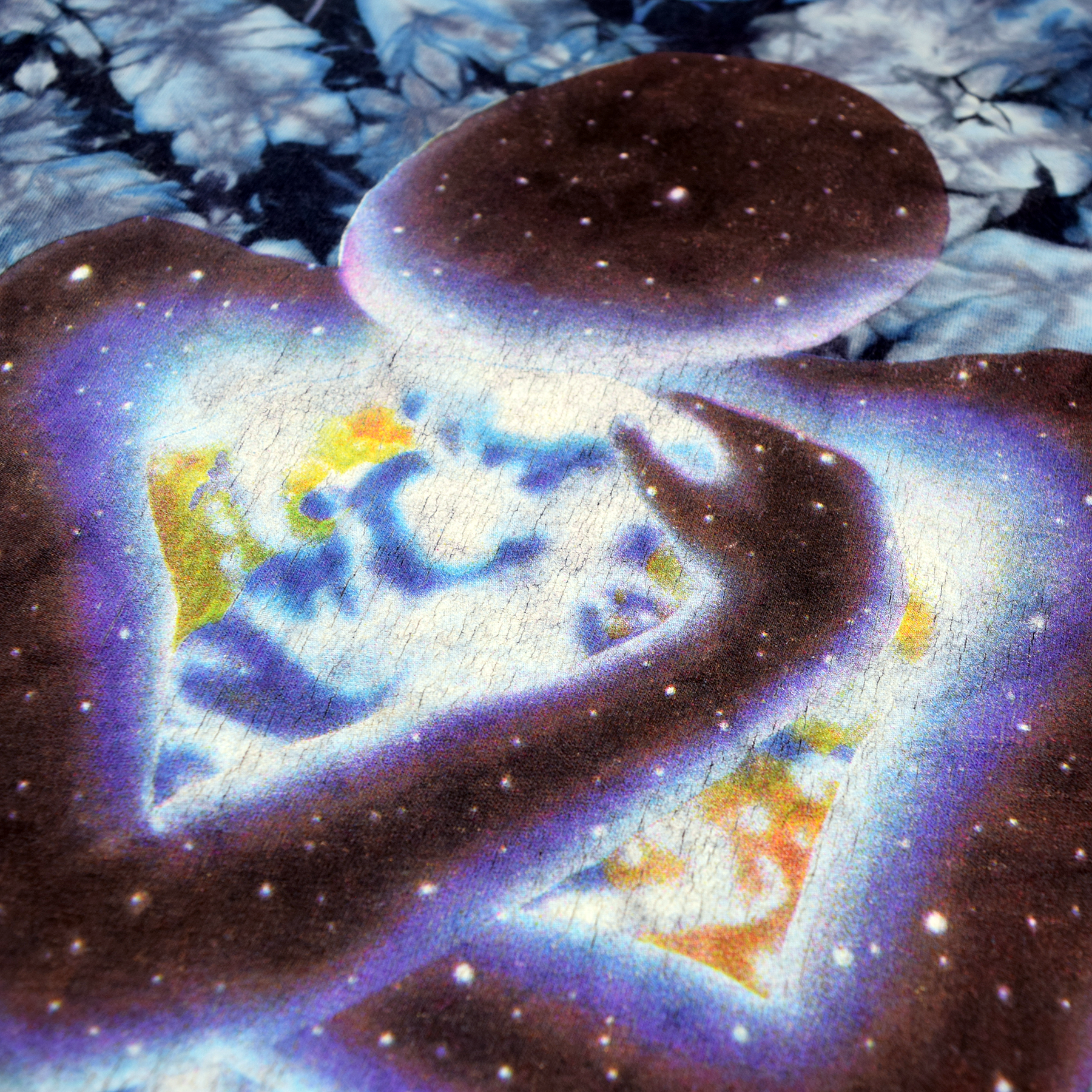 Vintage 1993 Grateful Dead Era Tie Dye Alien Galaxy Tee