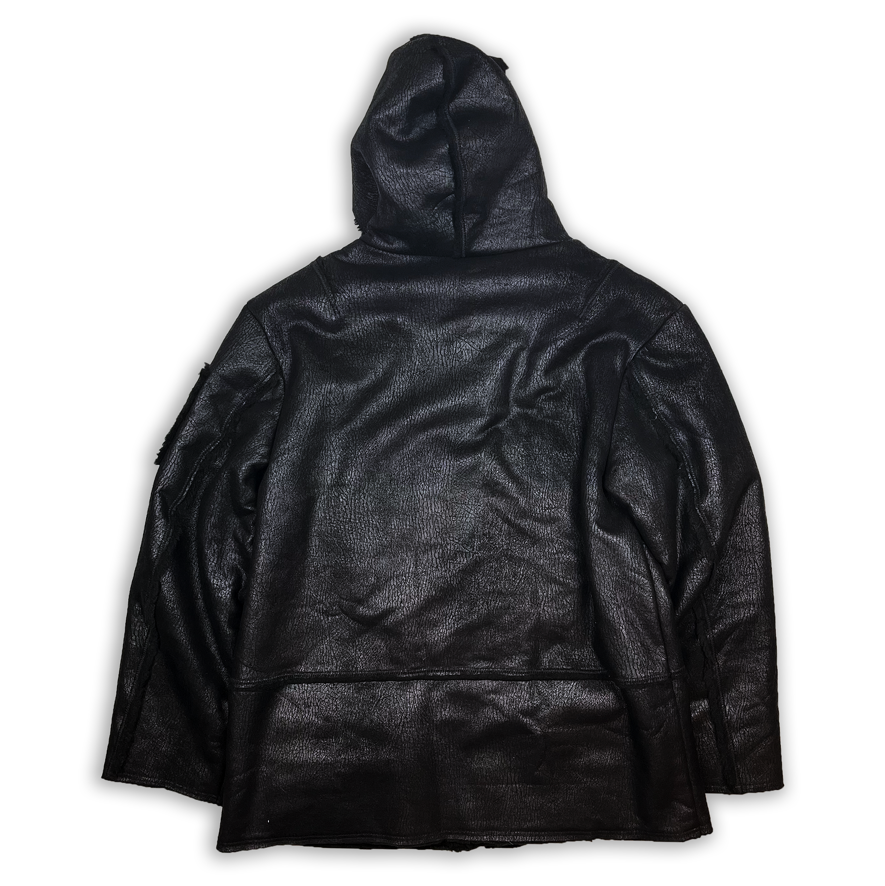 Gosha Rubchinskiy Faux Fur Leather Jacket