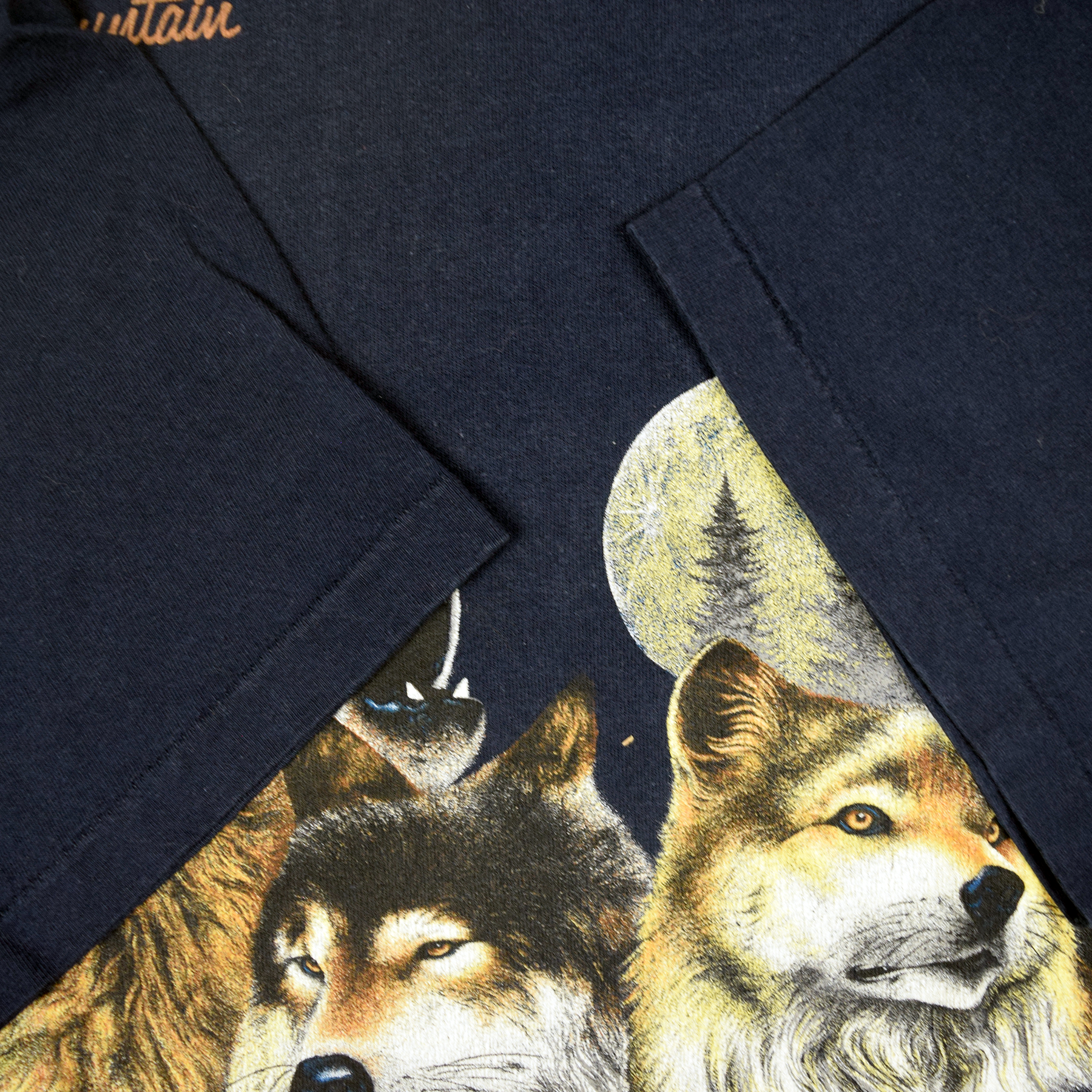 Vintage 1990s Rocky Mountain National Park Wolf Tee