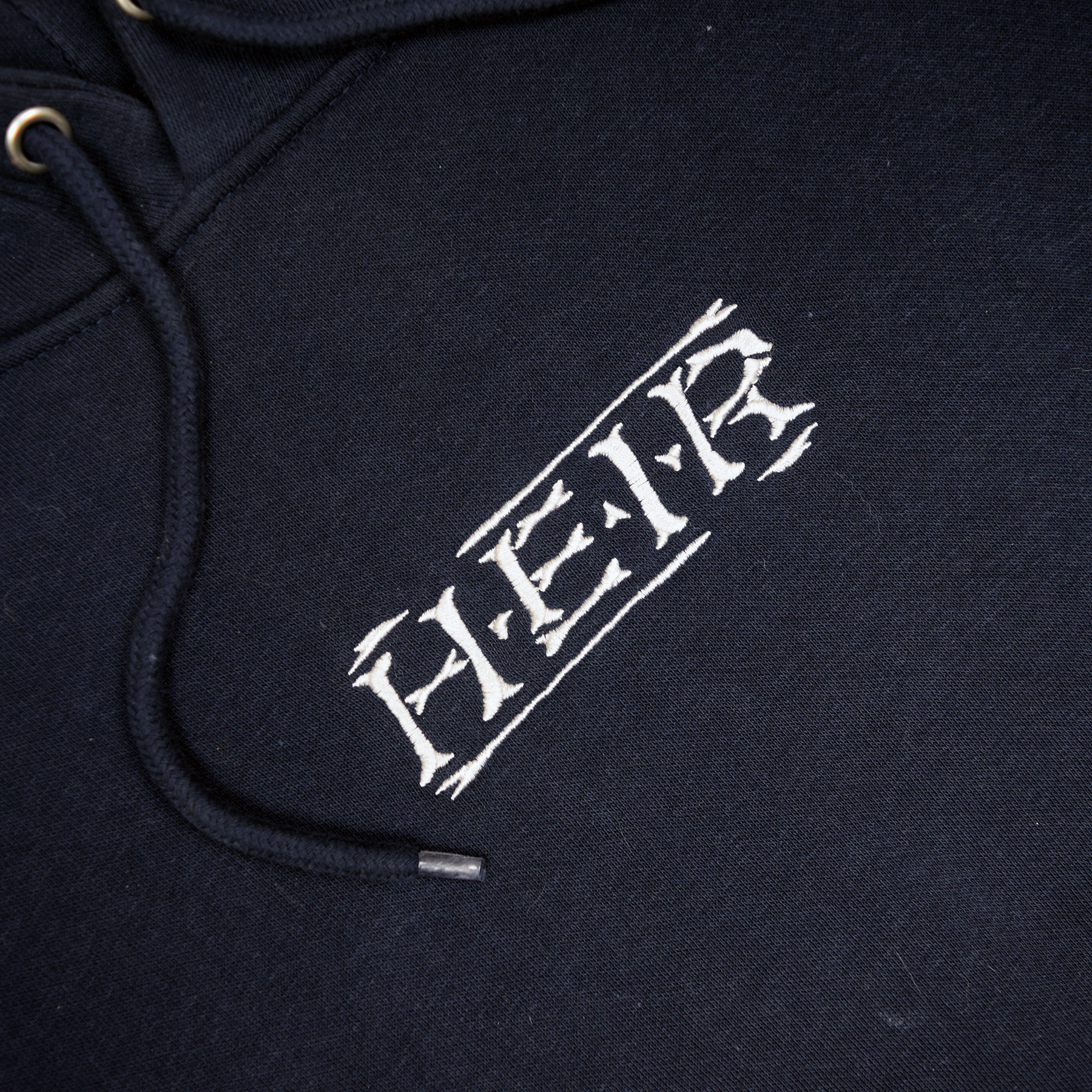Heir Portland SS20 Navy Bones Logo Hoodie