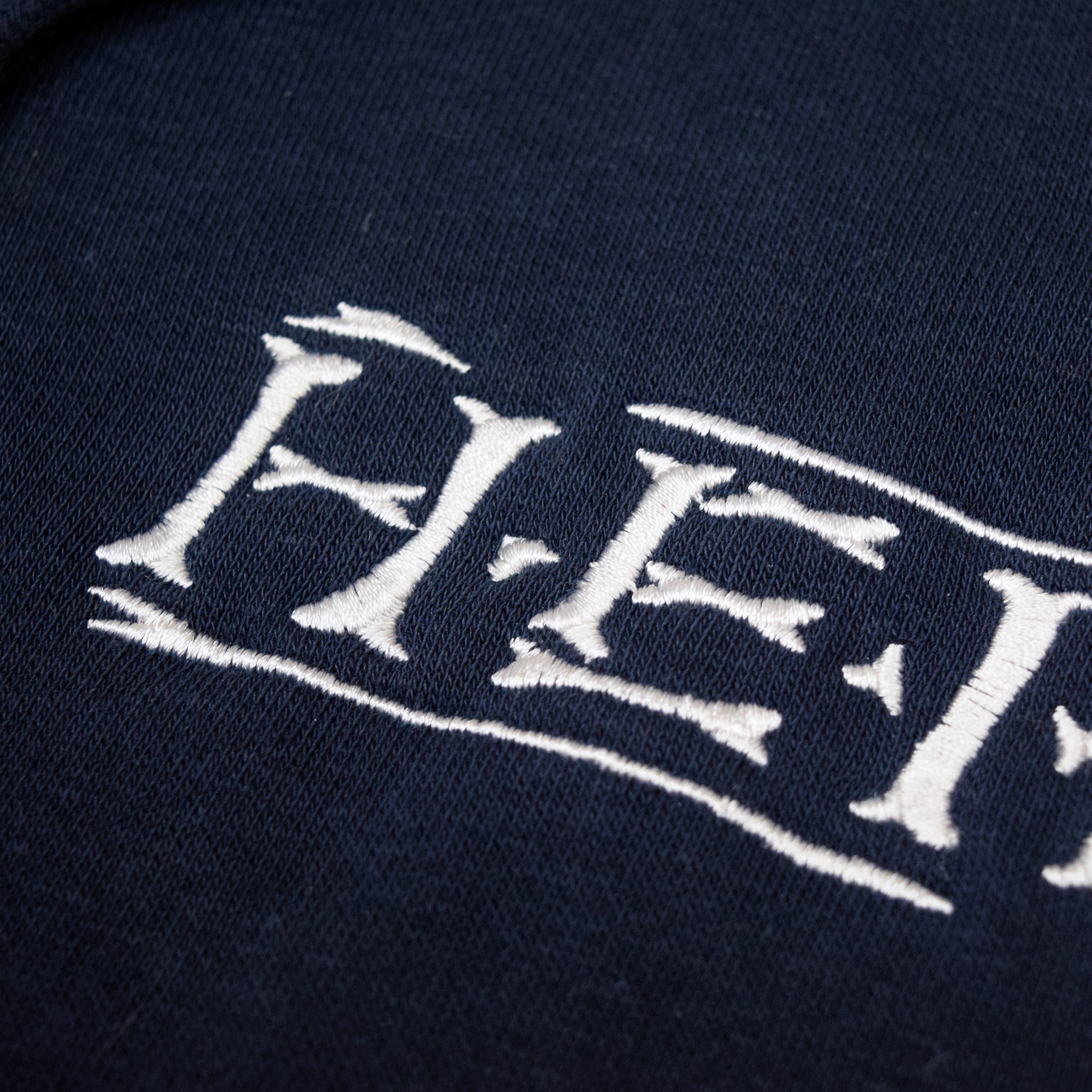 Heir Portland SS20 Navy Bones Logo Hoodie