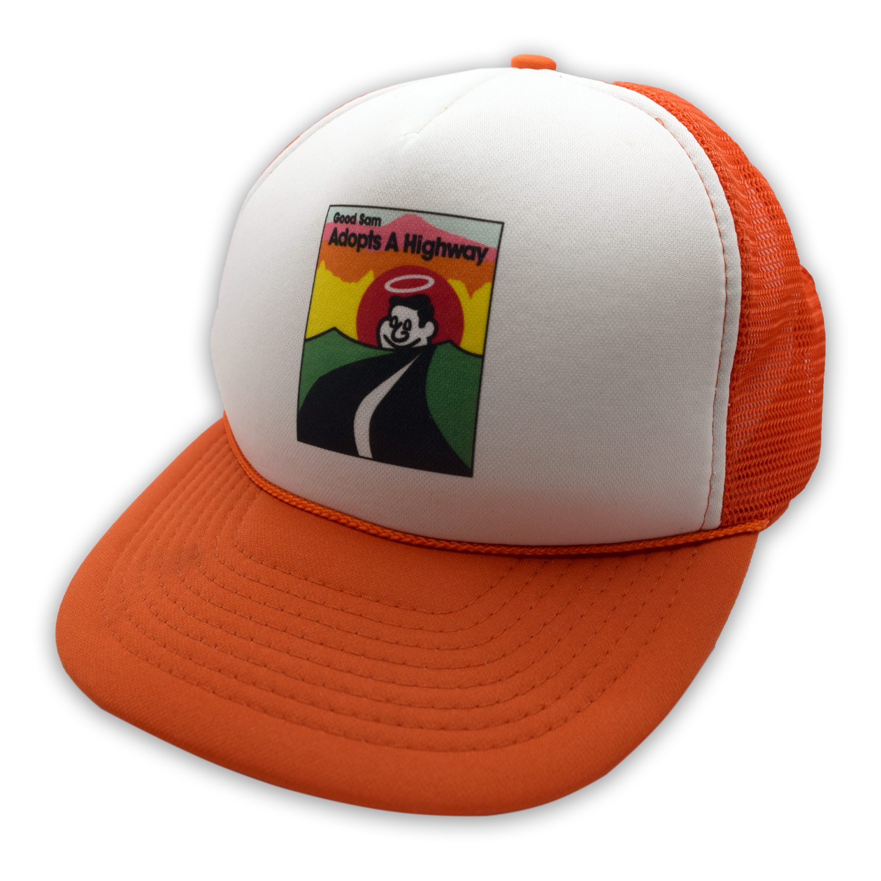 Vintage Adopt A Highway Trucker Hat