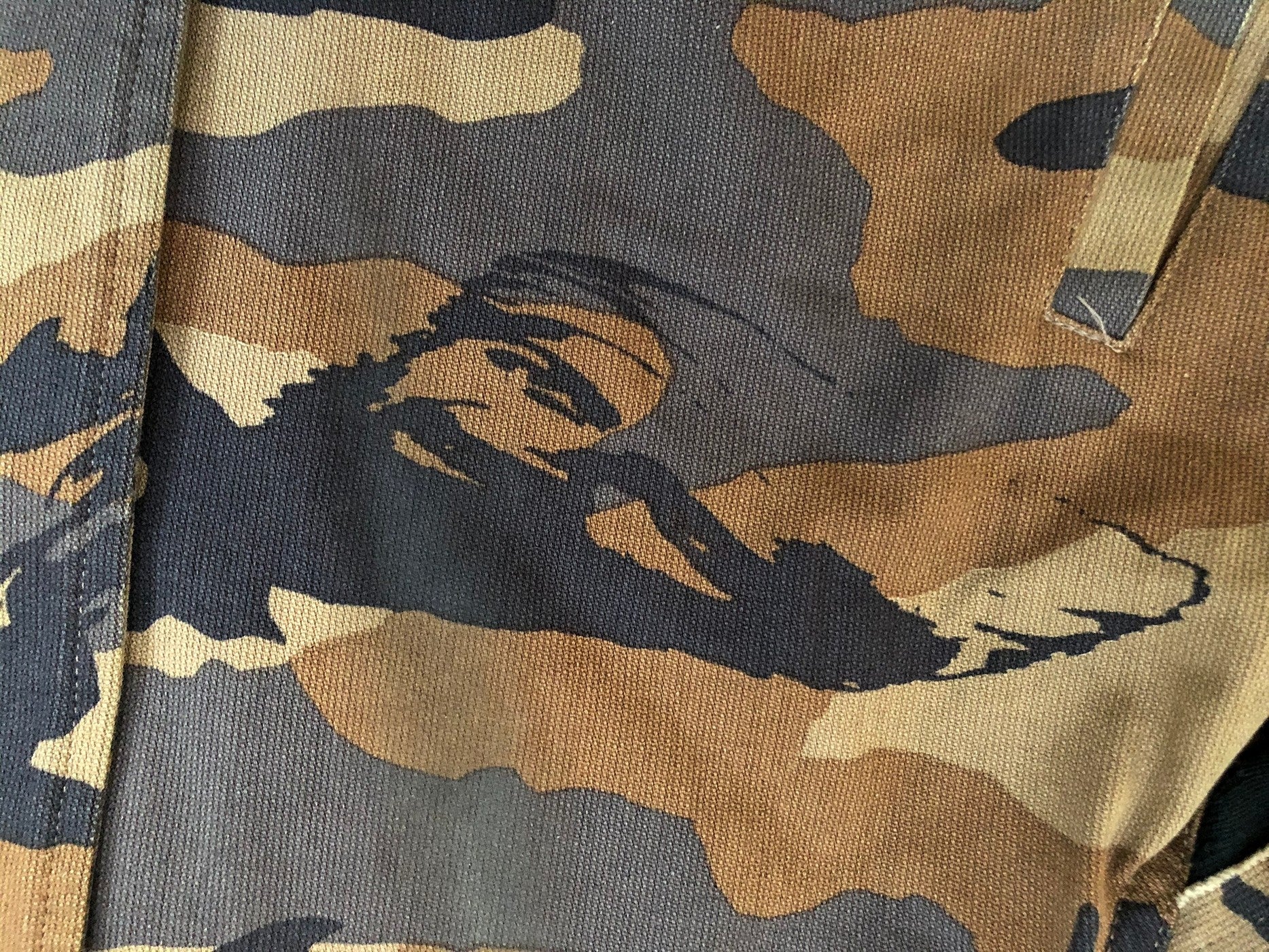 Undercover AW03 Paper Doll Hybrid Bush Laden Fur Lined Camo Jacket