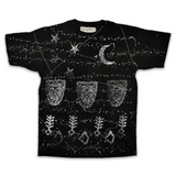Vintage 1980s Handmade Constellation Astronomy AOP Tee