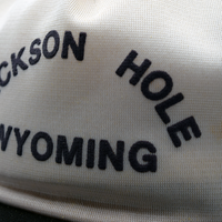 Vintage 90s Jackson Hole Trucker Hat