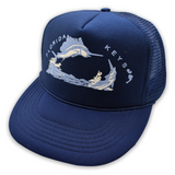 Vintage Florida Keys Fishing Trucker Hat
