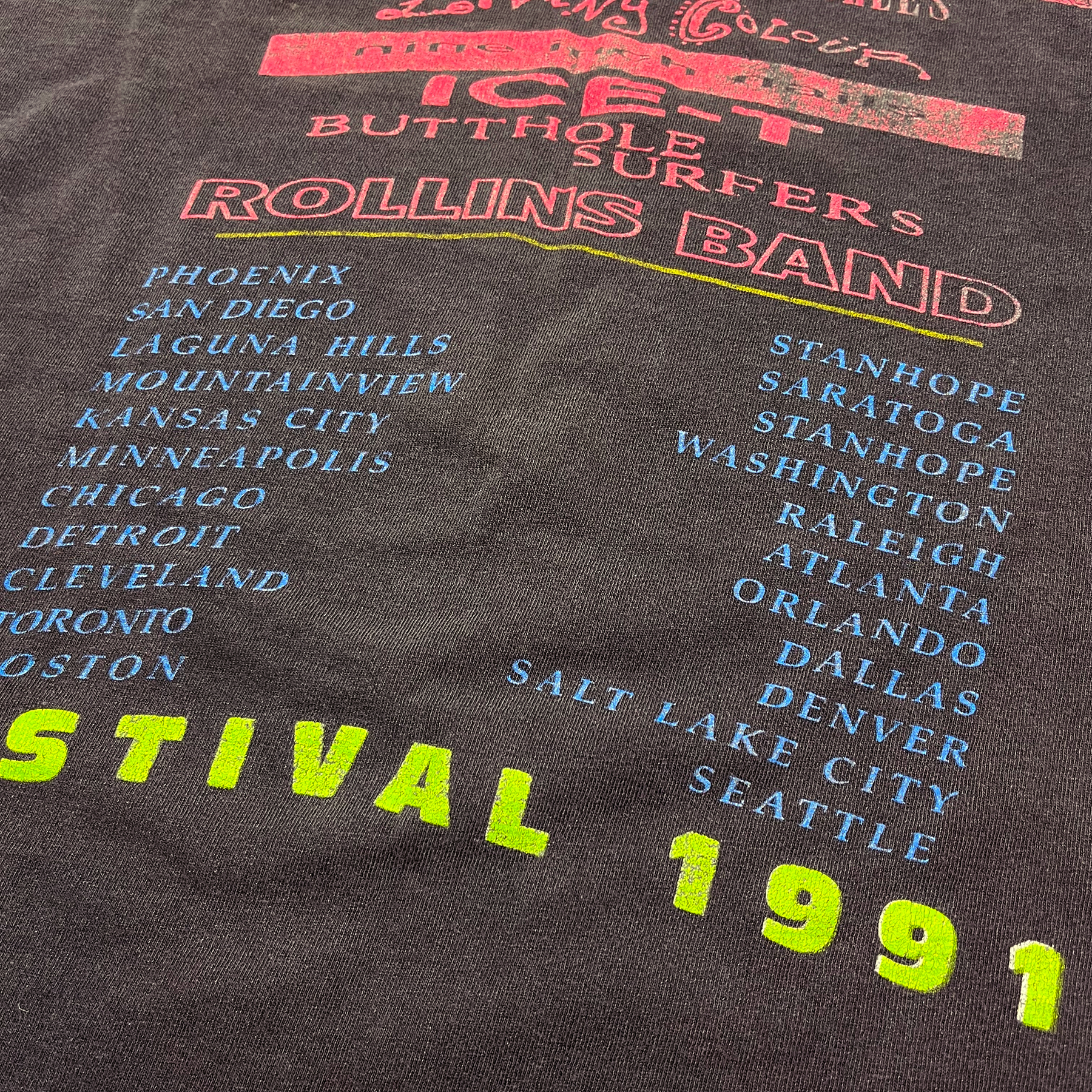 Vintage 1991 Lollapalooza Tee
