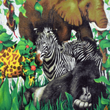 Vintage 1992 Animal Jungle Safari AOP Tee Shirt