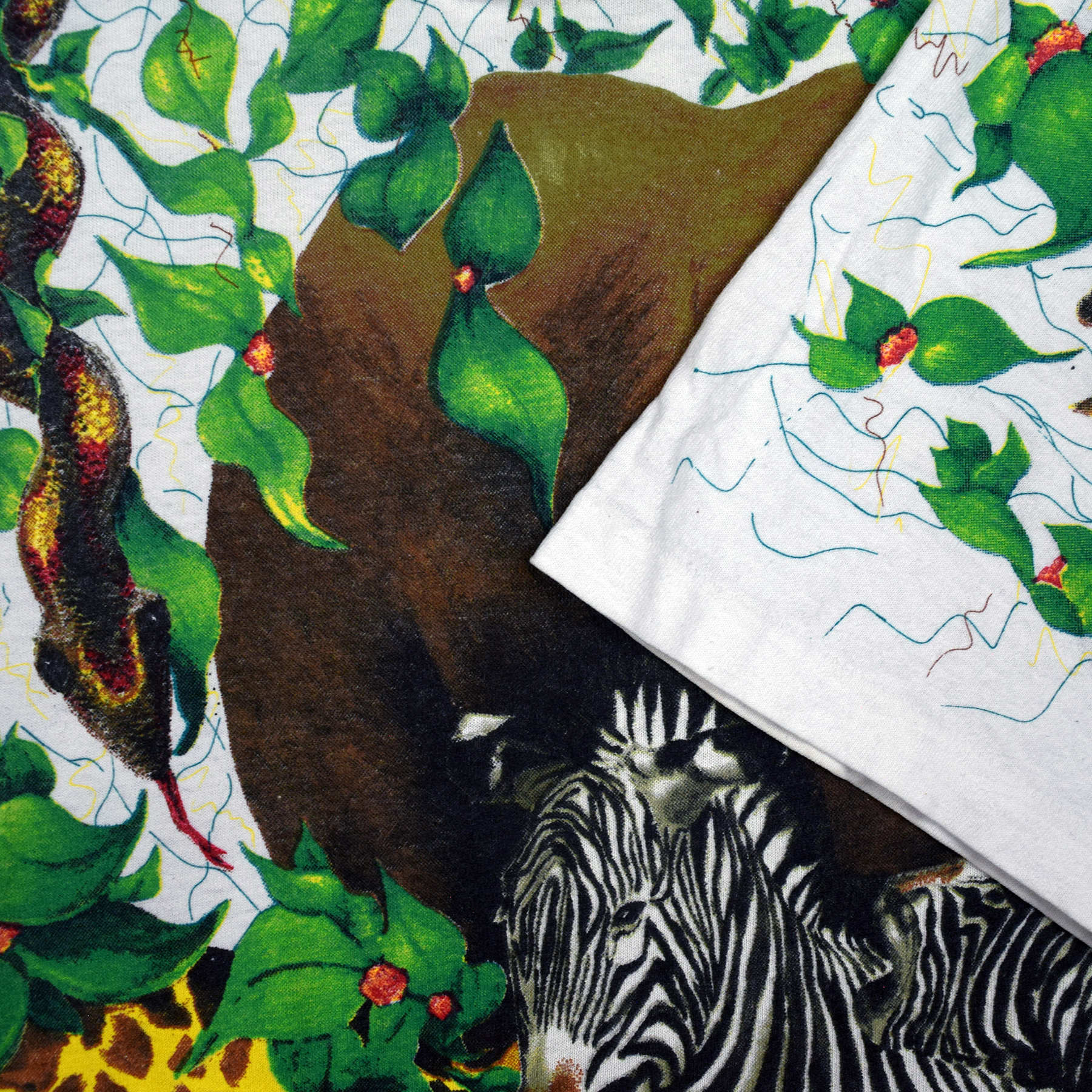 Vintage 1992 Animal Jungle Safari AOP Tee Shirt