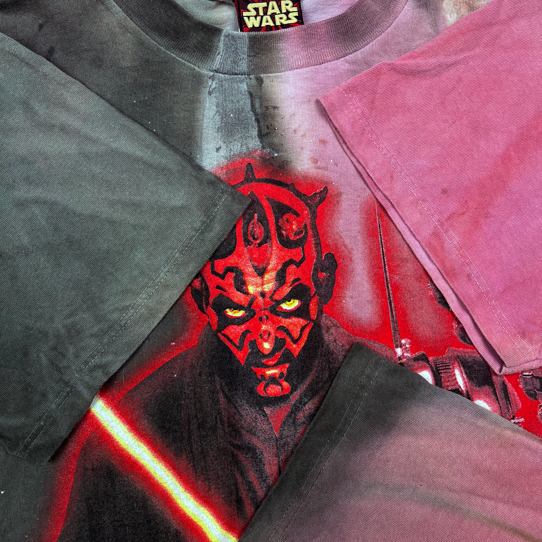 Vintage 1999 Star Wars: The Phantom Menace Darth Maul AOP Tee