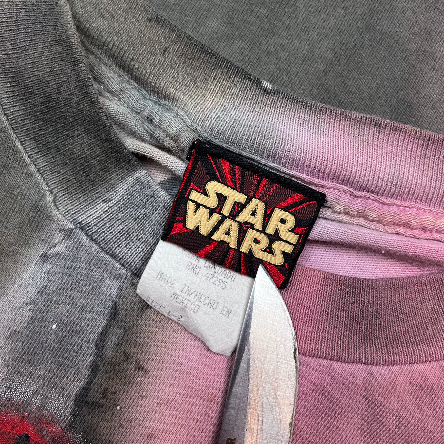 Vintage 1999 Star Wars: The Phantom Menace Darth Maul AOP Tee