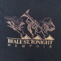 Vintage 1990s Memphis Tennessee — Beale Street Tonight Jazz Tee