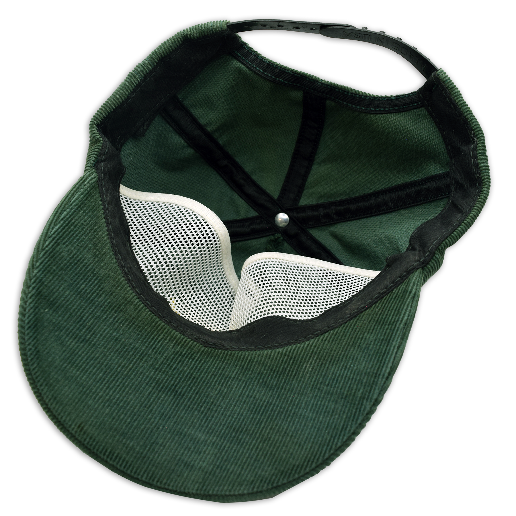 Vintage 90s Milky Way Corduroy Trucker Hat
