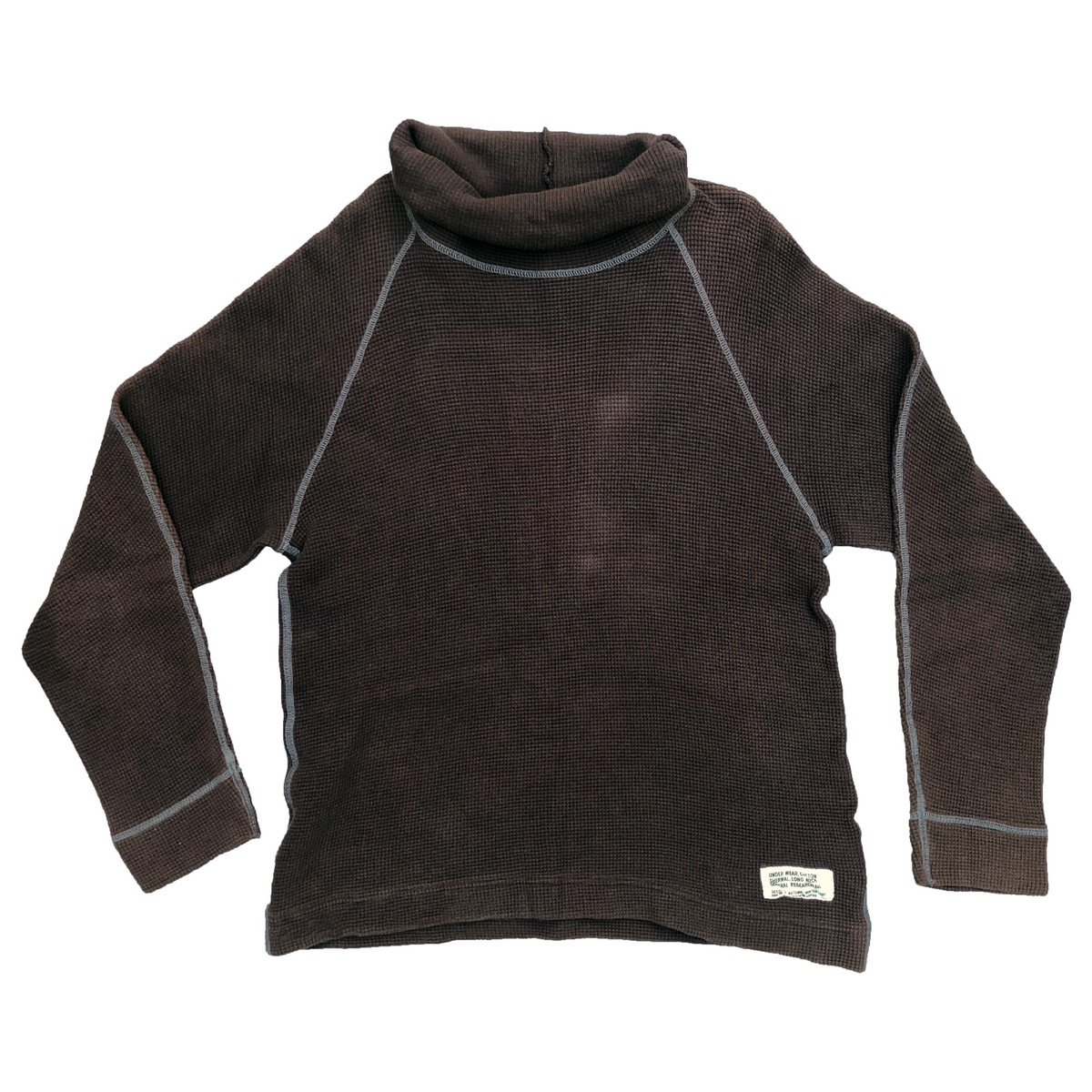 General Research 2001 Waffle Knit Thermal Mockneck L/S