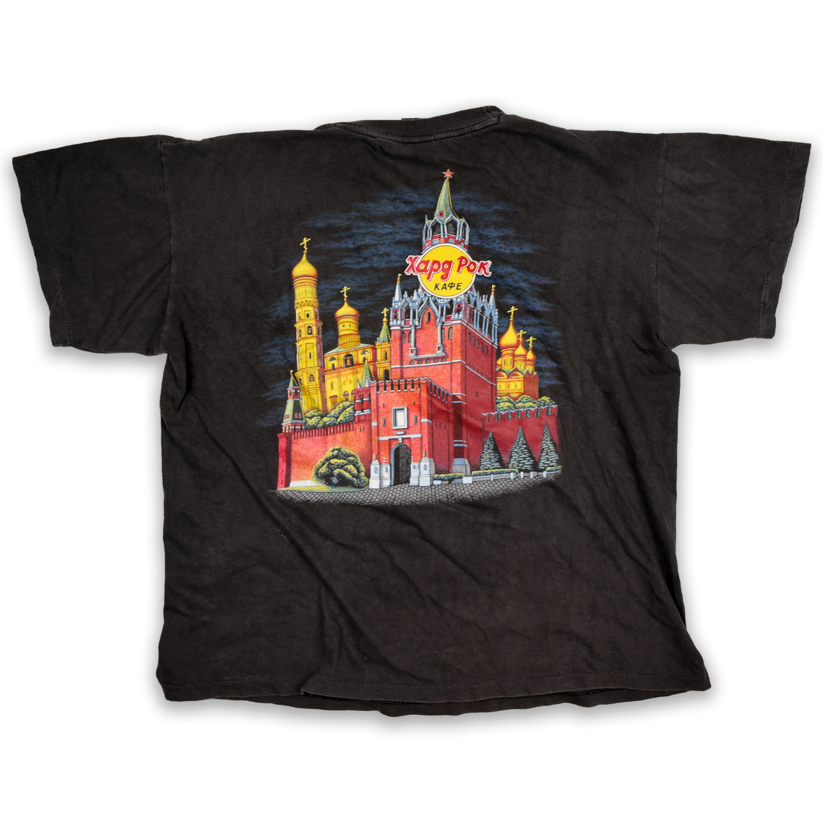 Vintage 1990s Moscow Russia Hard Rock Cafe Tee